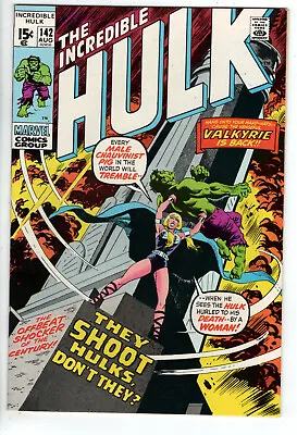 Buy Incredible Hulk #142 (1971) - Grade 8.5 - Valkyrie Is Back - Enchantress Powers! • 158.12£