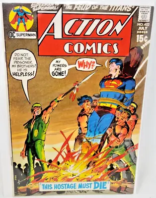 Buy Action Comics #402 Dc Neal Adams Cover Art *1971* 9.0 • 27.21£