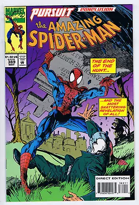 Buy Amazing Spider-Man #389 Marvel 1994 The Faceless Man ! '' Pursuit Part FOUR • 14.98£