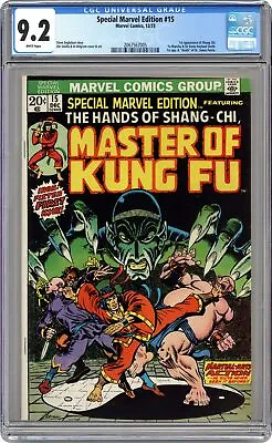 Buy Special Marvel Edition #15 CGC 9.2 1973 2067567005 1st App. Shang Chi • 1,040.72£
