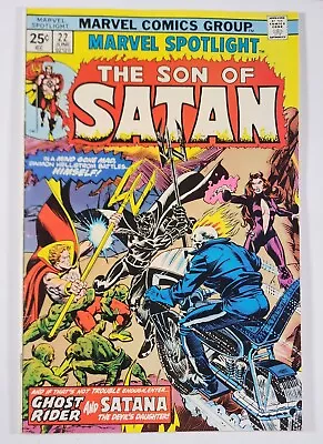 Buy MARVEL SPOTLIGHT #22 High Grade Son Of Satan Pressed Marvel 1975 • 31.60£