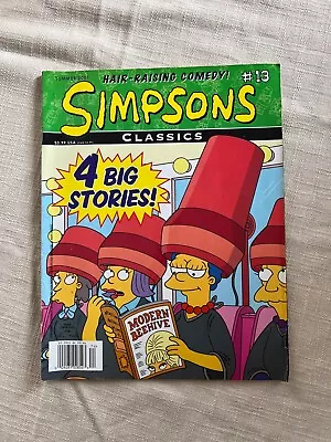 Buy Simpsons Classics #13 2007 Bongo Comics 4 Big Stories • 12.99£