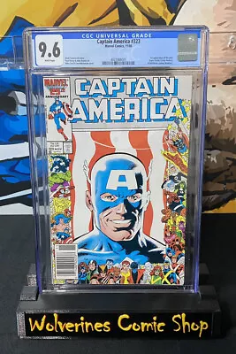 Buy Captain America #323 Newsstand CGC 9.6 1st App Of John Walker (Super-Patriot)  • 114.98£