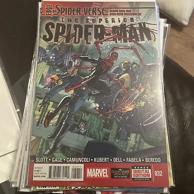Buy Marvel Comics Superior Spiderman #32 Spiderverse 1st App Karn Spider Army • 10£