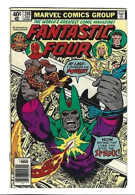 Buy Fantastic Four #208 (Marvel Comics) Newsstand Edition • 3.21£