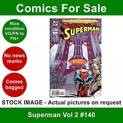 Buy DC Superman Vol 2 #140 Comic - VG/FN+ 01 December 1998 • 3.99£