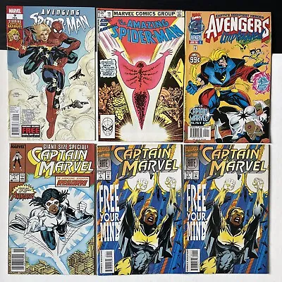 Buy AMAZING SPIDER-MAN ANNUAL 16 AVENGING 9 1st Captain Marvel Set & EXTRAS! • 78.84£