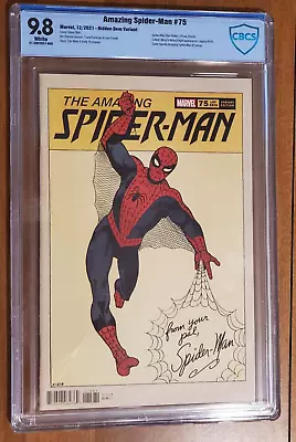 Buy Amazing Spider-man #75  (2021) Hidden Gem Variant Cbcs 9.8 Steve Ditko Cover • 63.56£