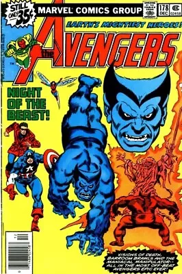 Buy AVENGERS #178 F,  Marvel Comics 1978 Stock Image • 4.77£