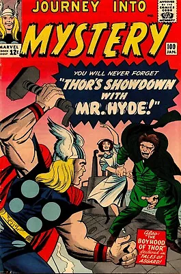 Buy Marvel- Journey Into Mystery #100 (1964) J.Kirby & S. Lee • 240.48£
