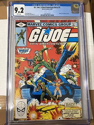 Buy G.I. JOE A REAL AMERICAN HERO #1  CGC 9.2 White Pages 1982 Marvel Comics • 237.17£