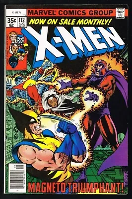 Buy Uncanny X-Men #112, VF- 7.5, Signed By Chris Claremont; Wolverine, Magneto • 59.37£