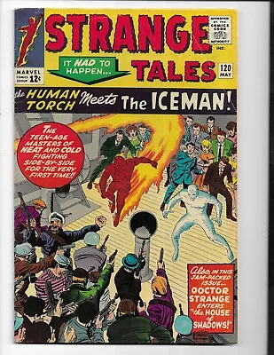 Buy Strange Tales 120 - Vg+ 4.5 - 1st Iceman Crossover - Dr. Strange (1964) • 51.47£