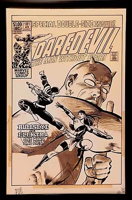 Buy Daredevil #181 Elektra By Frank Miller 11x17 FRAMED Original Art Poster Marvel C • 71.11£