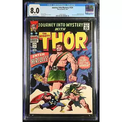 Buy Journey Into Mystery #124 Marvel Comics Hercules CGC Graded 8.0 • 189.75£