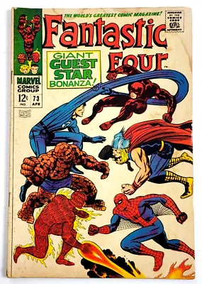 Buy Fantastic Four  #73 (1969) / Fn- / Marvel / Spider-man / Thor / Daredevil • 71.09£