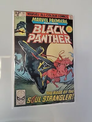 Buy Marvel Premiere #53 Black Panther 1980 6.0 Controversial Cover Pence Copy • 35.98£