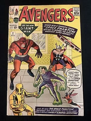 Buy Avengers #2, Marvel Comics, Stan Lee/Jack Kirby, 1st App Space Phantom, 1963, VG • 402.13£