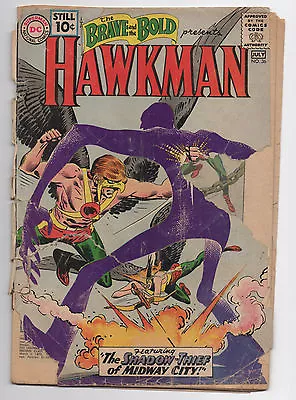 Buy Dc Comics  The Brave And The Bold  36  Hawkman  1st Shadow Thief  1961 • 36.14£