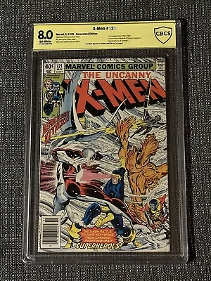 Buy X-Men #121 CBCS 8.0 First Full App Of Alpha Flight Signed By Terry Austin • 127.72£