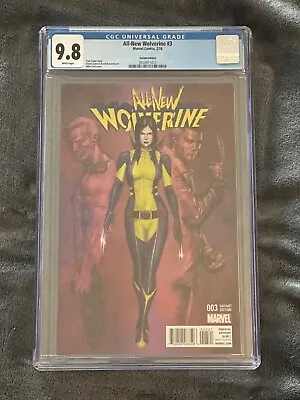 Buy All-New Wolverine #3 CGC 9.8 2016 X-23 Wolverine Vs Taskmaster! Choi Variant • 90.40£