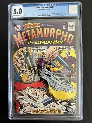 Buy Brave And The Bold # 57 CGC 5.0 1st Metamorpho. • 251.85£