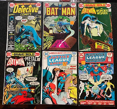 Buy 1972-73 Detective Comics Batman Wonder Woman 432 252 105 107 109 102 (6) LOT • 118.25£