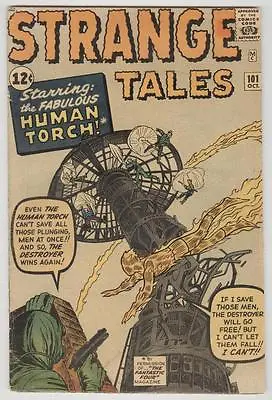 Buy Strange Tales #101 October 1962 G/VG Human Torch Series Begins • 178.69£
