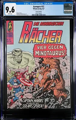 Buy Avengers # 17/Die Rächer # 16, Williams 1975, CGC 9.6, TOP POP, German Edition • 671.60£