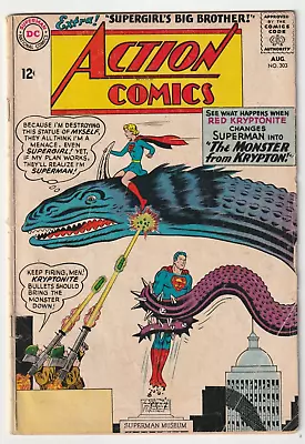 Buy Action Comics #303 (DC 1963) VG- Superman Supergirl Curt Swan Cover • 12.67£