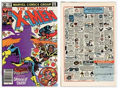 Buy Uncanny X-Men #148 (VF- 7.5) NEWSSTAND 1st App Caliban Dazzler Spider-Woman 1981 • 16£