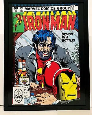 Buy Iron Man #128 By Bob Layton 12x16 FRAMED Art Print Marvel Comics Poster • 37.80£
