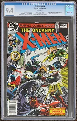 Buy X-men #119 Cgc 9.4 White Pages Marvel Comics March 1979 - Moses Magnum Sunfire • 84.36£