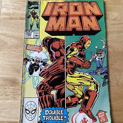 Buy IRON MAN #255 Marvel Comics The Crimson Dynamo Vs Devastator Double Trouble !! • 5.95£