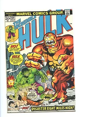 Buy Incredible Hulk #169 1973 (FN+ 6.5)* • 9.48£