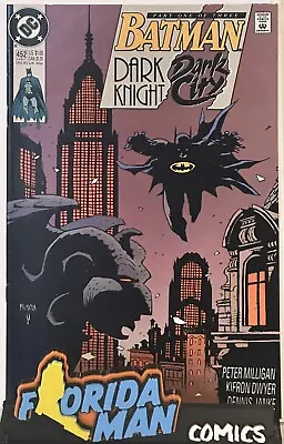 Buy Batman 452 F/VF Mike Mignola Cover Dark Night Dark City Pt 1 Milligan/Dwyer 1990 • 2.34£