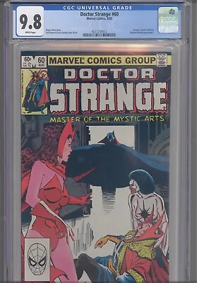 Buy Doctor Strange #60 CGC 9.8 1983 Marvel Comics Scarlet Witch & Captain Marvel App • 118.70£
