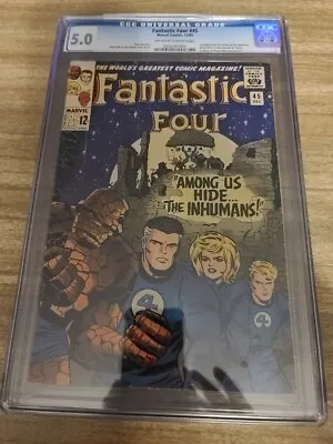 Buy Fantastic Four #45 ~ CGC 5.0 ~ 1st Appearance Of The Inhumans • 173.43£