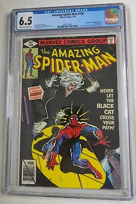 Buy Amazing Spider-man #194 (1979) - CGC 6.5 OW/W - BLACK CAT  • 180£