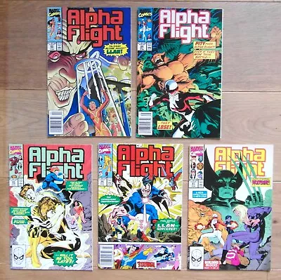 Buy ALPHA FLIGHT Vol.1 Issues #83-87 Mini-run - Marvel 1986 - FN-VF • 5.24£