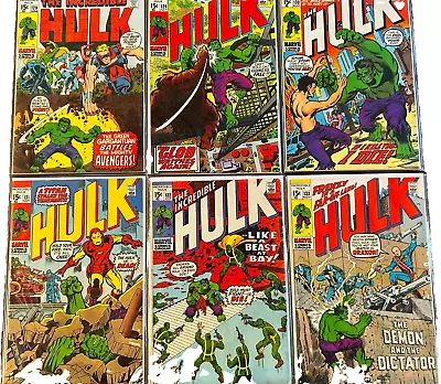 Buy Incredible Hulk #128 #129 #130 #131 #132 #133  Bronze Age Run Of Six • 84.06£