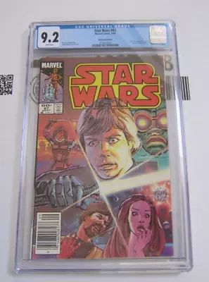 Buy Star Wars #87 CGC 9.2 - Newsstand 1984 - Luke Skywalker Cover • 51.35£