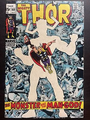 Buy The Mighty Thor Comic #169 (marvel,1969) Silver Age ~ • 40.37£