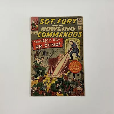 Buy Sgt Fury And His Howling Commandos #8 1964 GD+ 1st Baron Zemo • 25£
