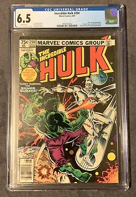 Buy The Incredible Hulk #250 CGC 6.5 Marvel Hulk Vs Silver Surfer Milgrom Buscema • 79.92£