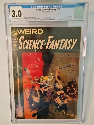 Buy Weird Science Fantasy # 29 E.C. Comics, 5-6/1955 CGC 3.0 OW/W Pages • 704.39£