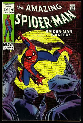 Buy Amazing Spider-Man #70 Marvel 1969 (VF-) 1st Cameo App Vanessa Fisk! L@@K! • 115.65£