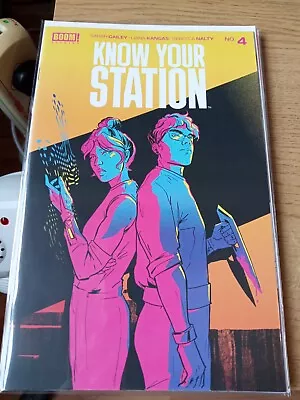 Buy KNOW YOUR STATION #4C (1:10) CARDSTOCK VARIANT VF 8.0 Or Better Bagg N Board • 2£