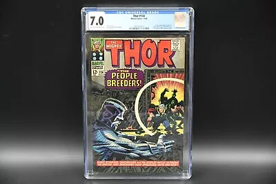 Buy Thor #134 (1966) CGC 7.0 1st App. High Evolutionary, Man Beast • 160.12£