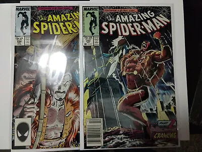 Buy Marvel Comics 1987 Lot Of 2 Amazing Spider-Man 293 294 Near Mint Minus NM- • 59.13£